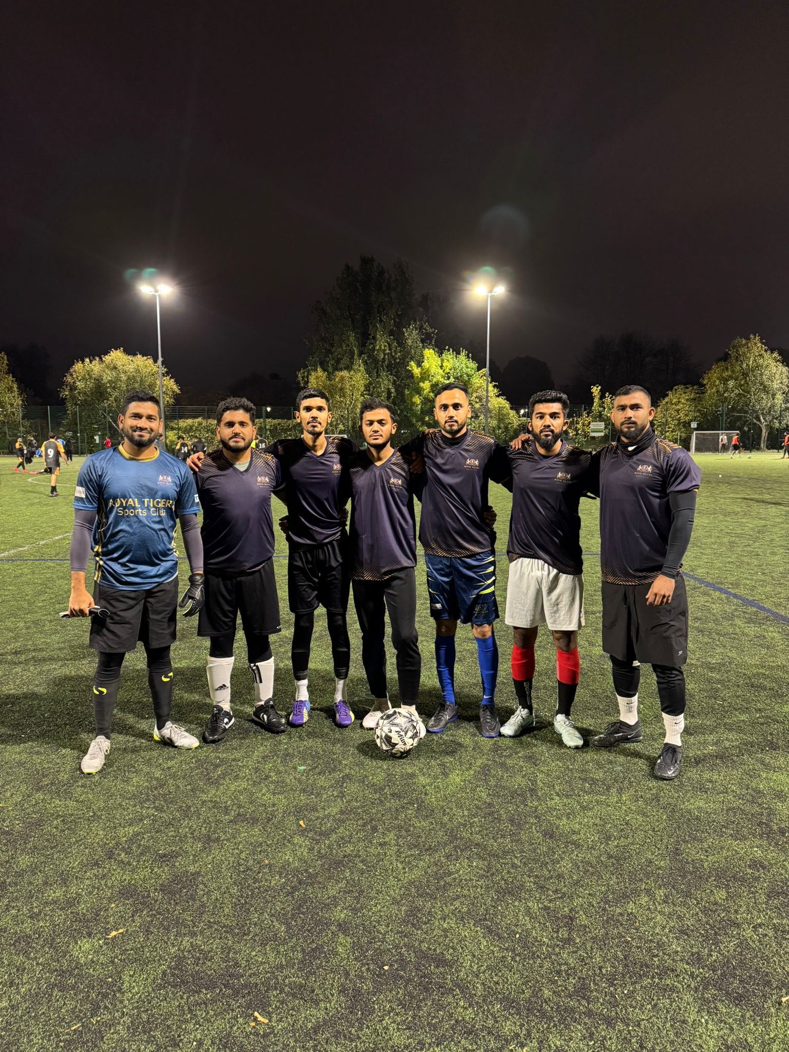Royal Tigers football squad
